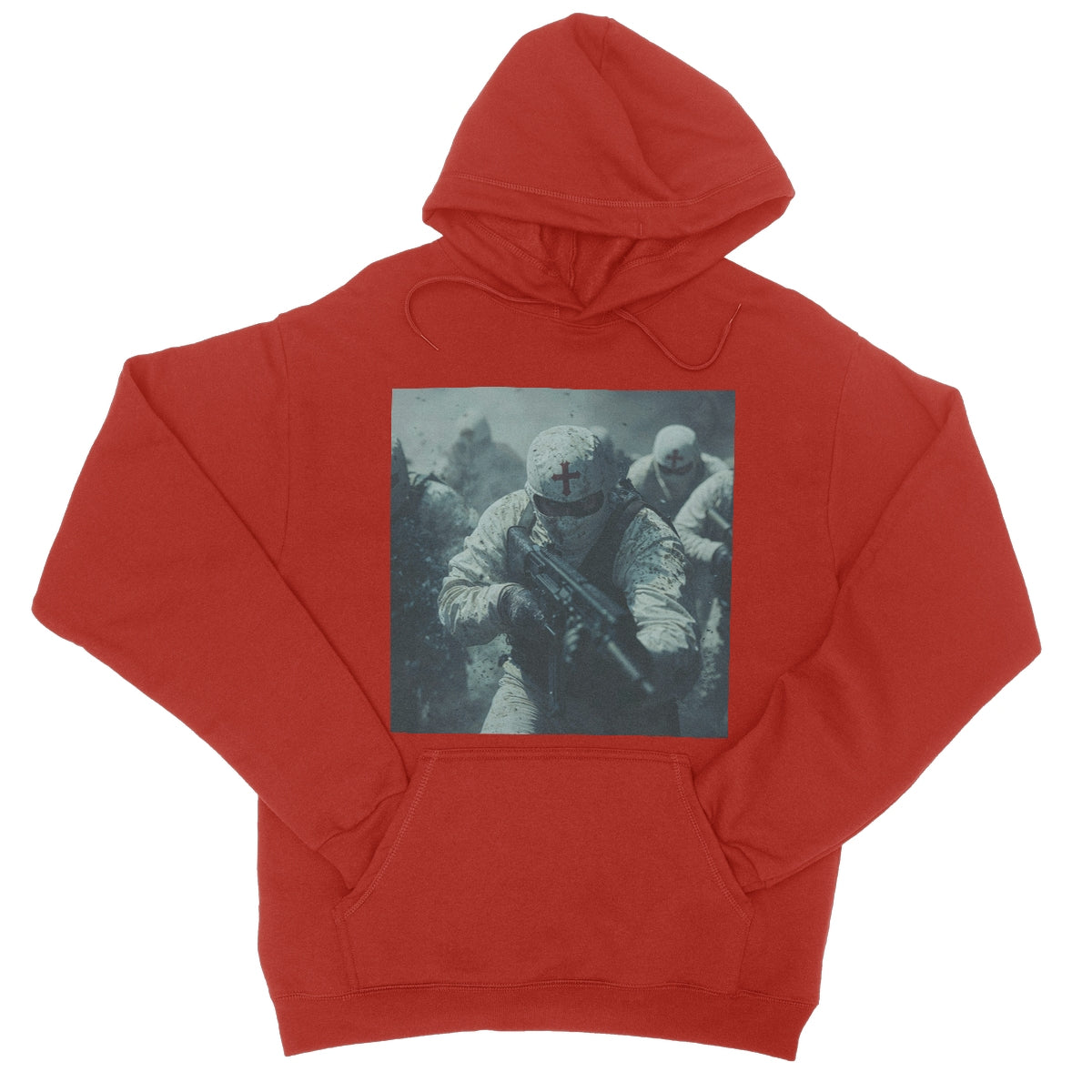 GODS Super Soldiers College Hoodie Apparel Prodigi XS Fire Red