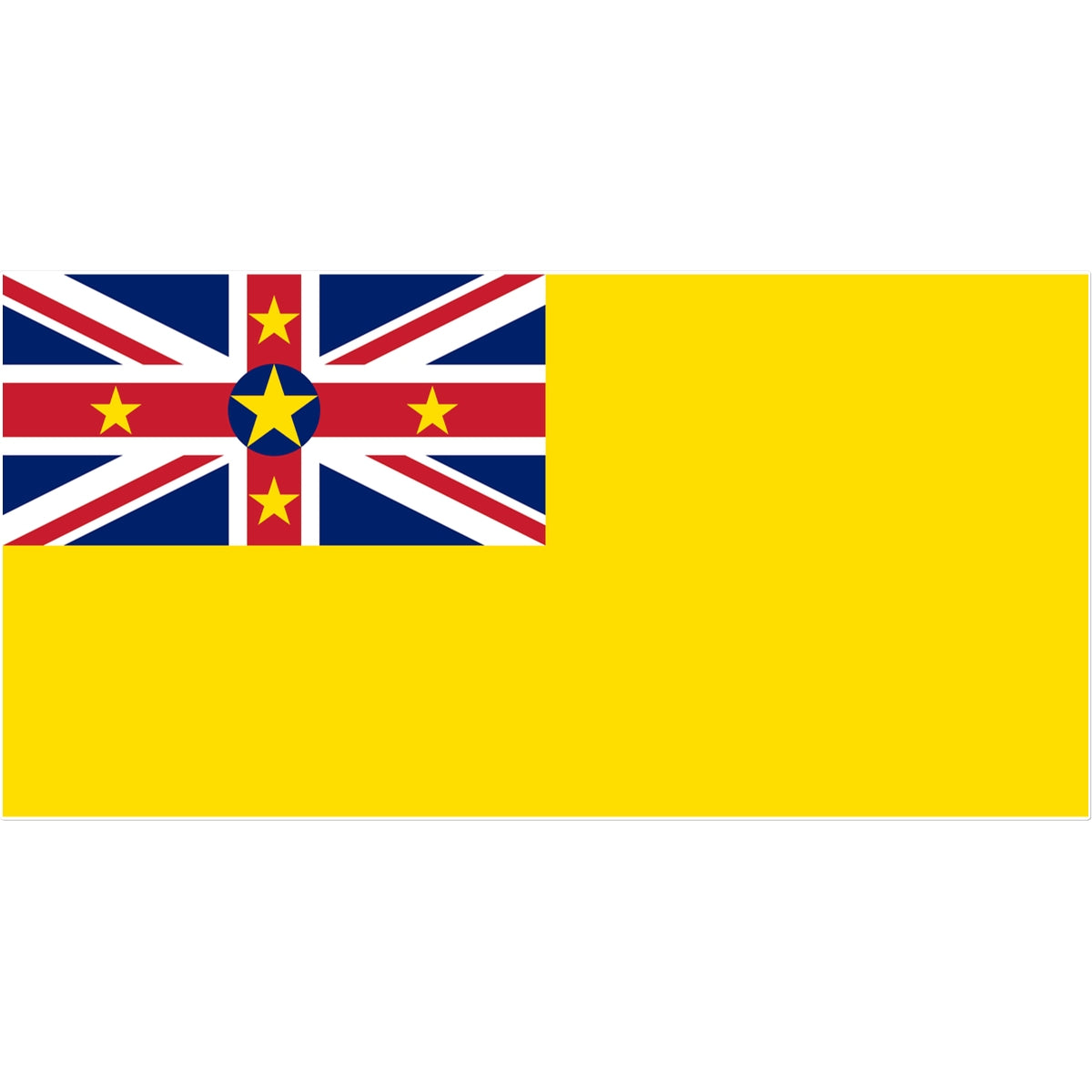 Niue Flag Tattoo (Temporary) Tattoos Prodigi 12"x12"  