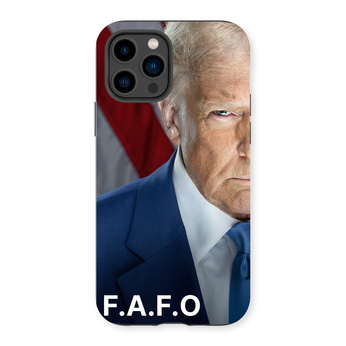 DONALD TRUMP - FAFO Tough Phone Case Phone & Tablet Cases Prodigi iPhone 14 Pro Gloss