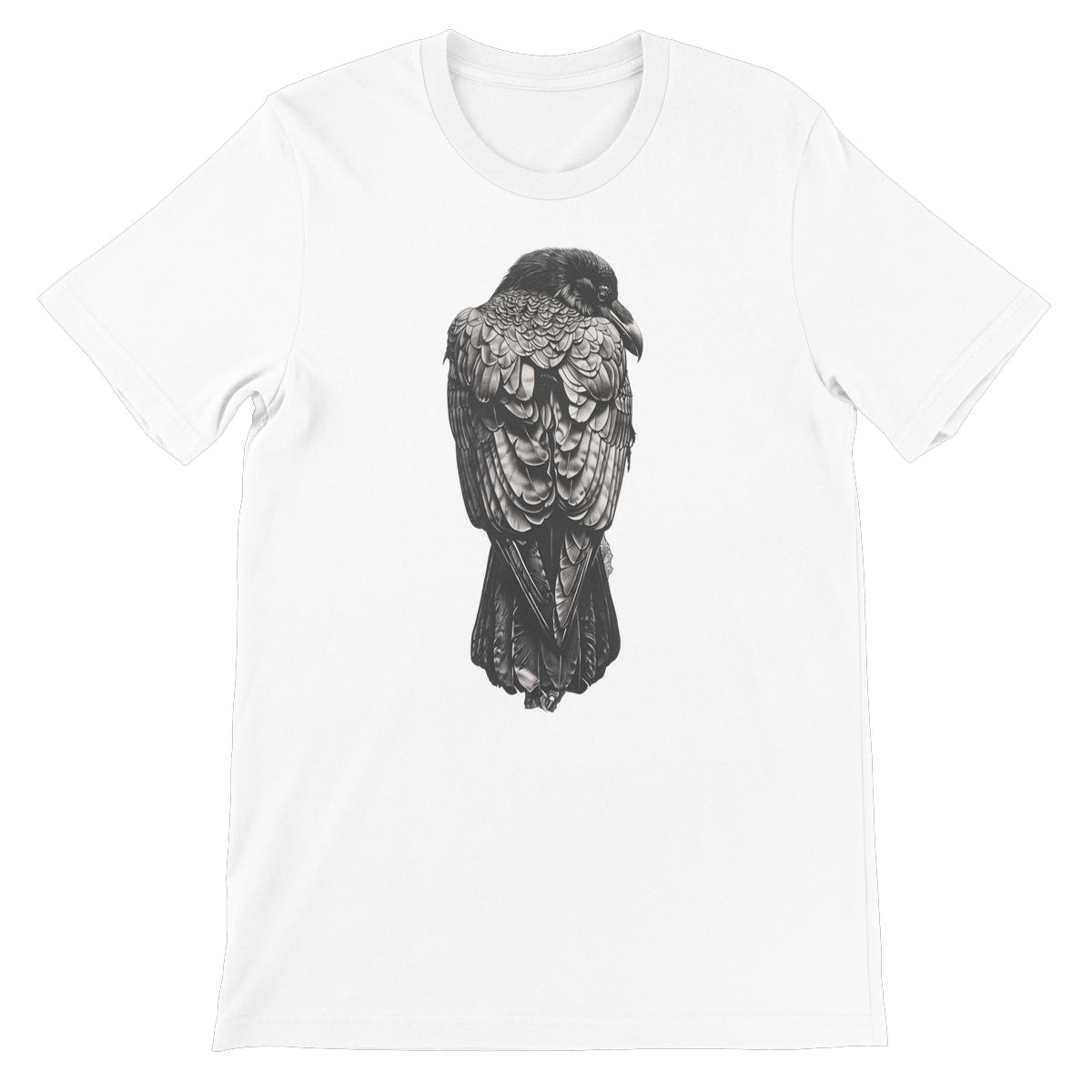 The Designation of The Raven Unisex Short Sleeve T-Shirt Apparel Prodigi S White 