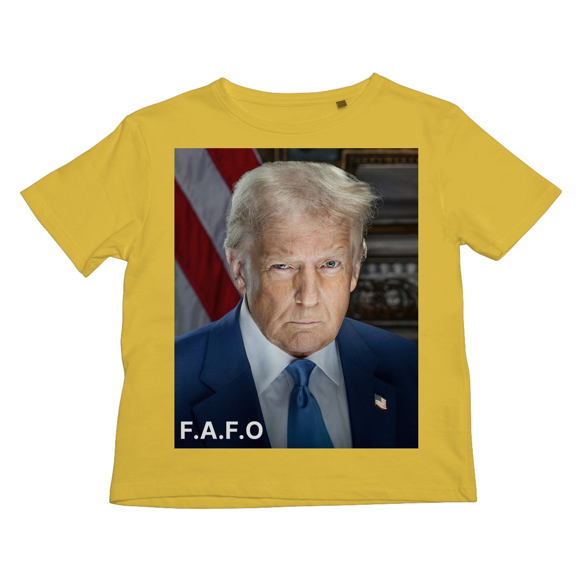 DONALD TRUMP - FAFO Kids T-Shirt Apparel Prodigi XS Daisy