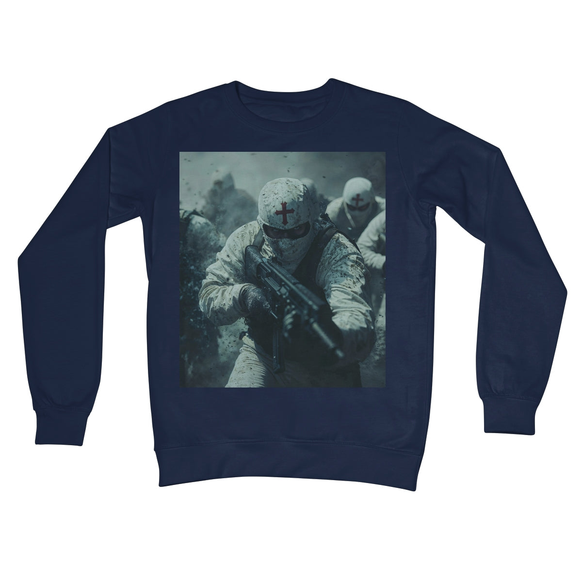 GODS Super Soldiers Crew Neck Sweatshirt Apparel Prodigi S Oxford Navy