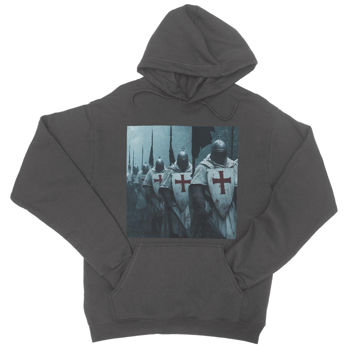 The Crusades 2.0 - V1 College Hoodie Apparel Prodigi S Charcoal