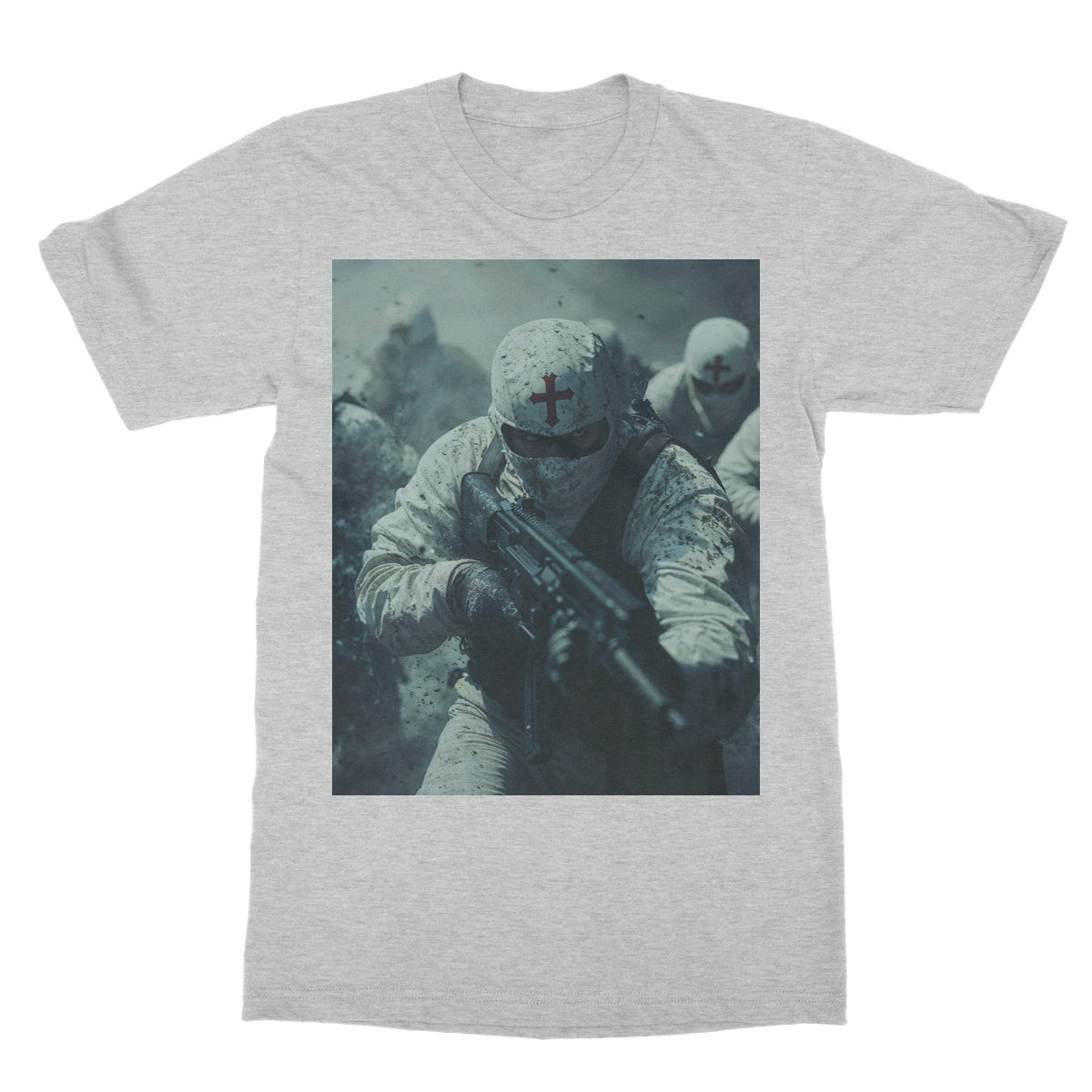 GODS Super Soldiers Softstyle T-Shirt Apparel Prodigi S Sport Grey