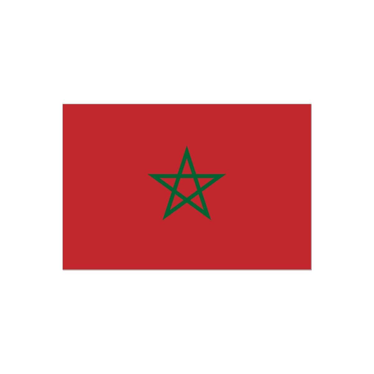 Morocco Flag Tattoo (Temporary) Tattoos Prodigi 2"x3"  