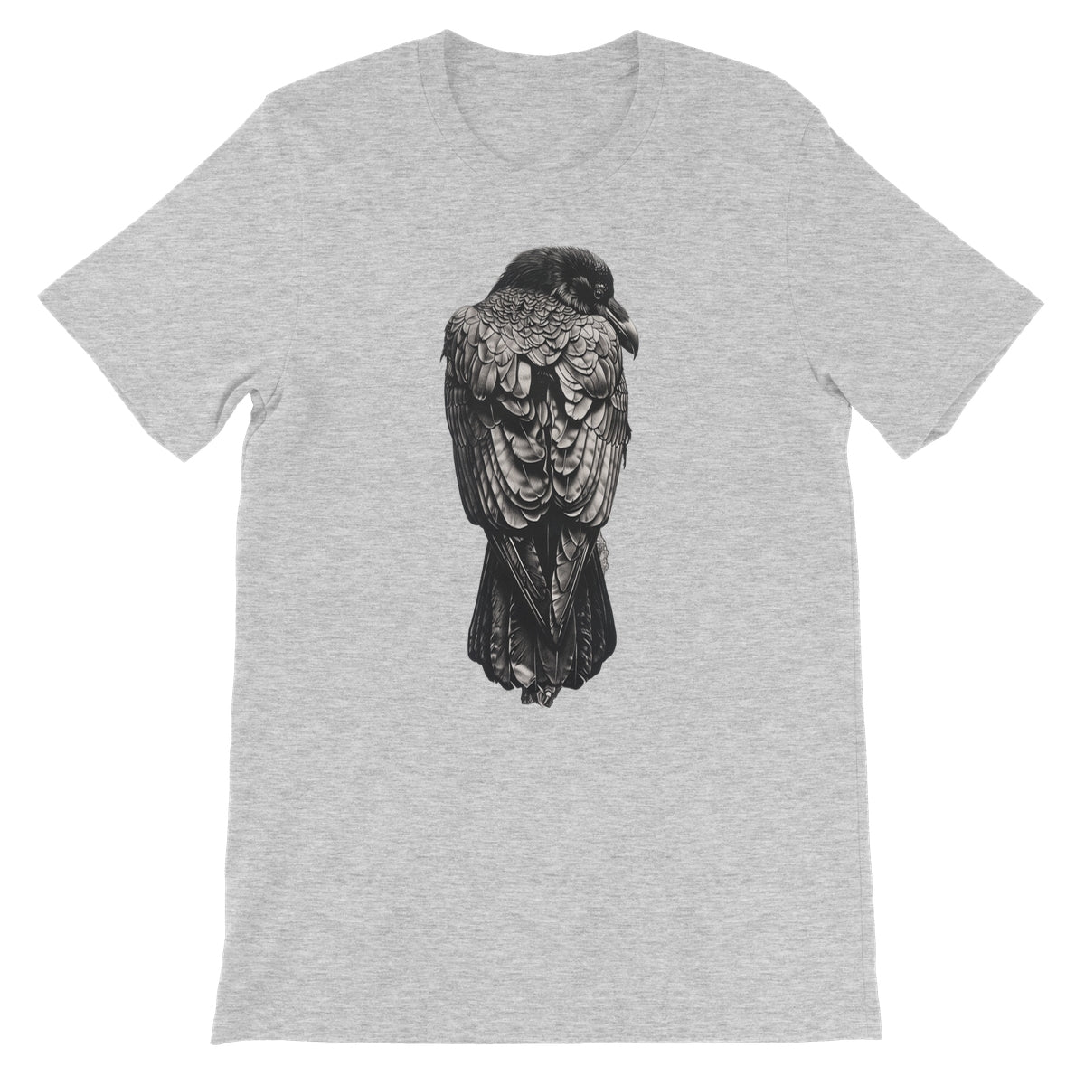 The Designation of The Raven Unisex Short Sleeve T-Shirt Apparel Prodigi S Athletic Heather 