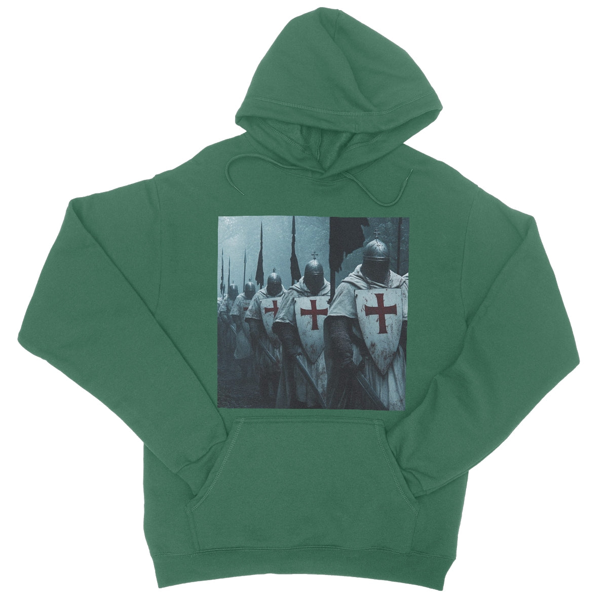 The Crusades 2.0 - V1 College Hoodie Apparel Prodigi XS Bottle Green