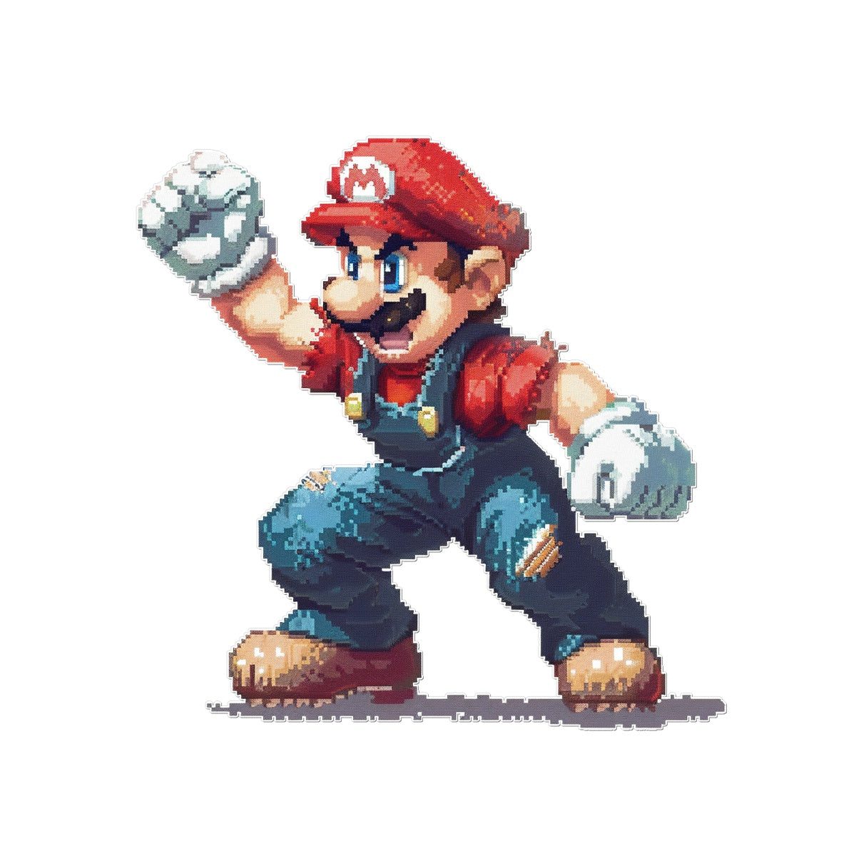 Mario Lifts Temporary Tattoo Tattoos Prodigi 3"x4"  