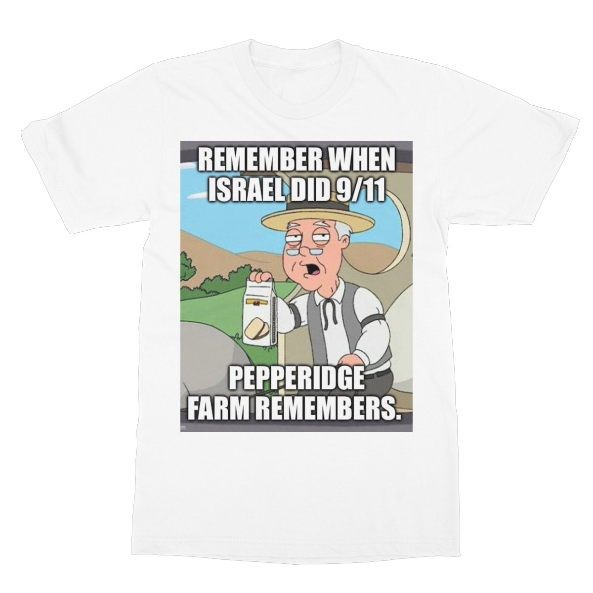 Israel did 9/11 Softstyle T-Shirt Apparel Prodigi S White