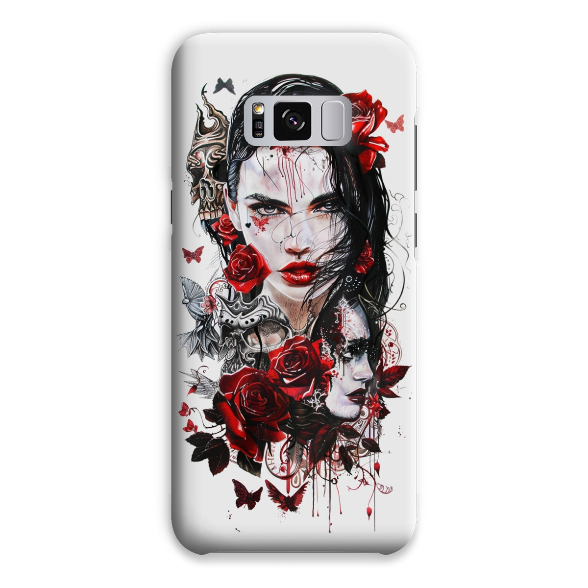 Lady of the Dead - Dia de los muertos - Halloween Snap Phone Case Phone & Tablet Cases Prodigi Samsung Galaxy S8 Plus Gloss 