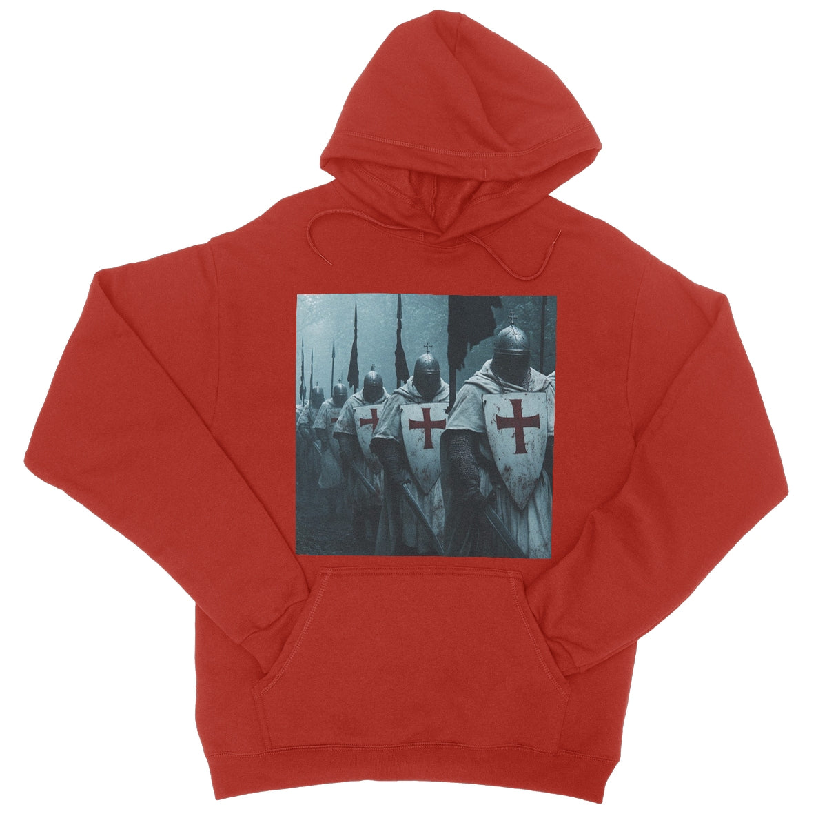 The Crusades 2.0 - V1 College Hoodie Apparel Prodigi XS Fire Red