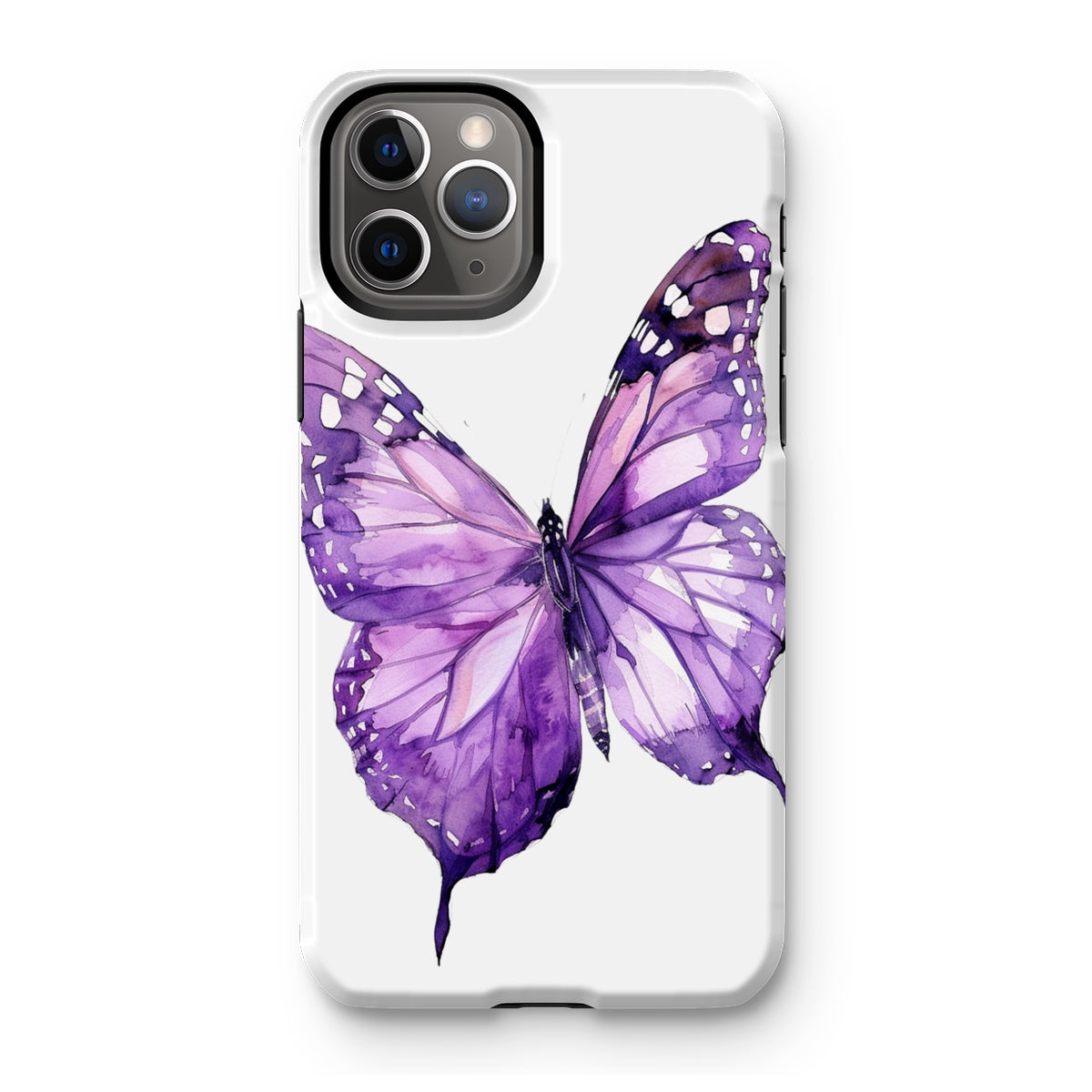 Purple water colors  Tough Phone Case Phone & Tablet Cases Prodigi iPhone 11 Pro Gloss 