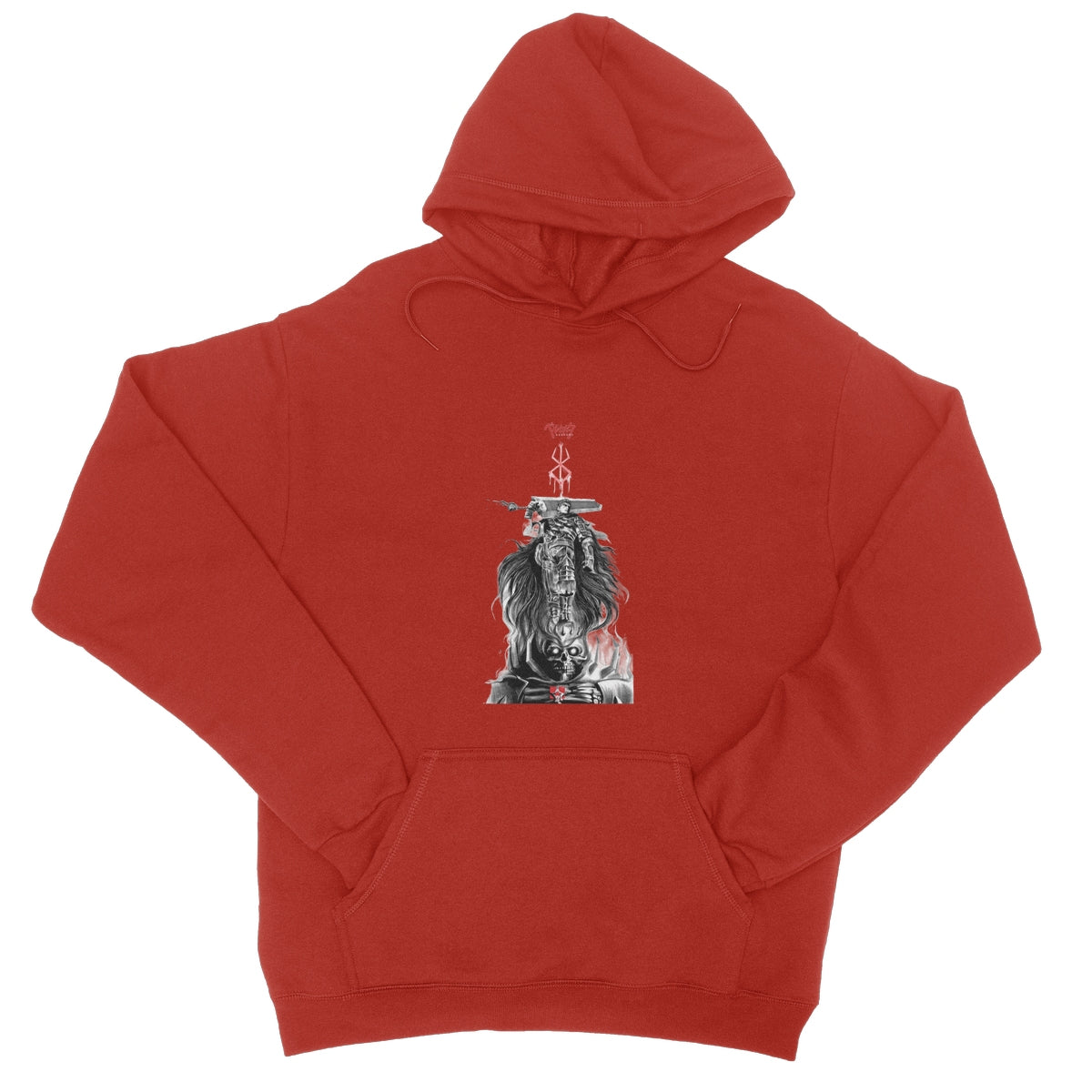 Triumphant Guts - Berserk College Hoodie Apparel Prodigi XS Fire Red 