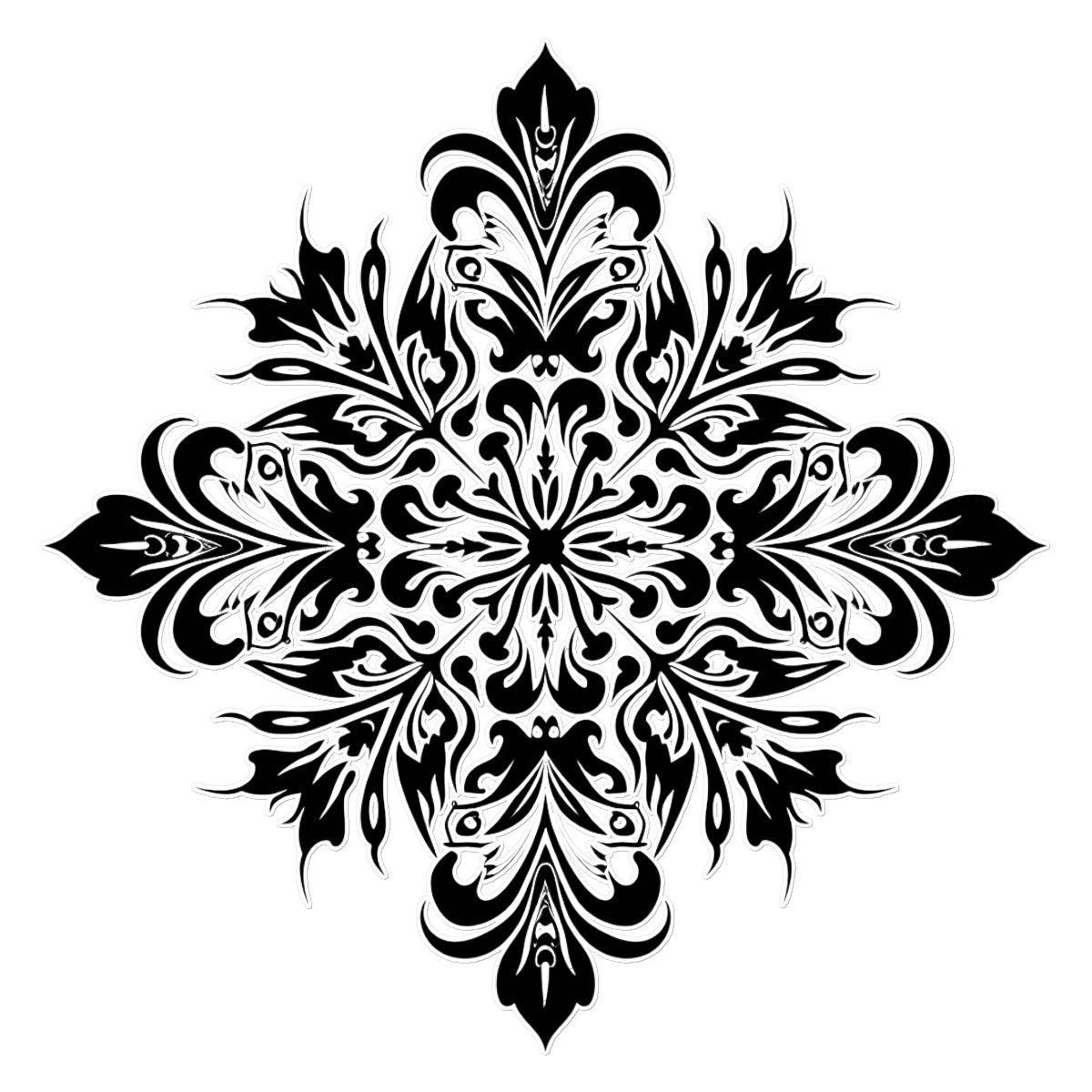 Symmetrical Pattern 3 Temporary Tattoo Tattoos Prodigi 12"x12"  