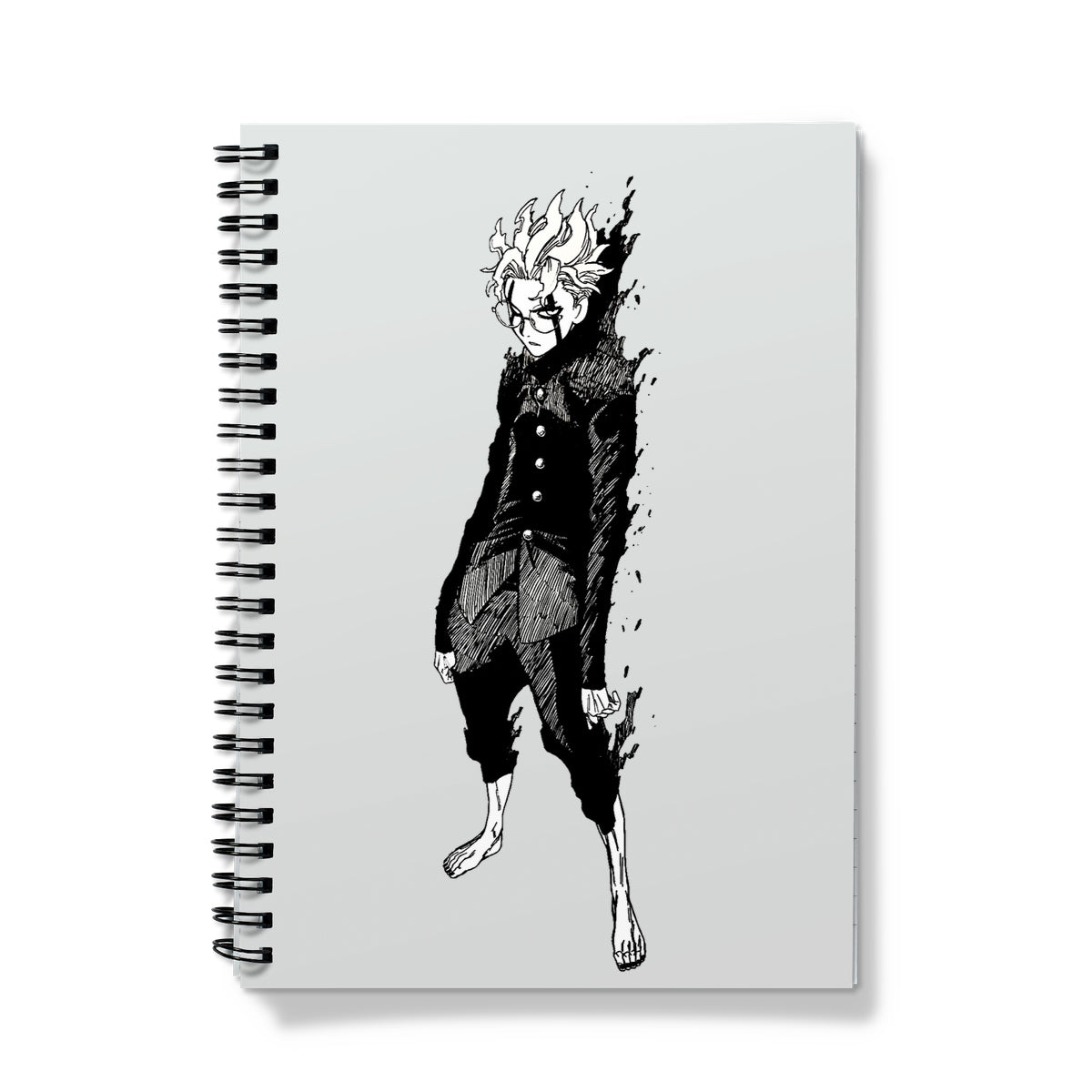 Dandadan: Turbo Granny Transformation Black & White Notebook Stationery Prodigi A4 Lined