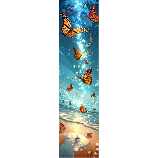 God's Messengers Vertical Art Strip Butterfly Tattoo (Temporary) Tattoos Prodigi 2"x3"  