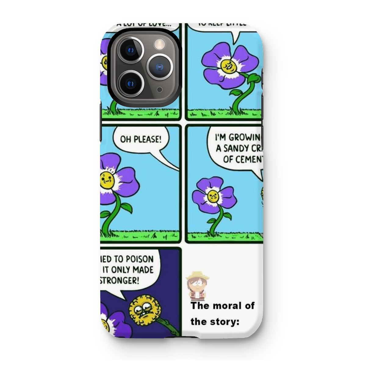 Be A Dandelion Meme Tough Phone Case Phone & Tablet Cases Prodigi iPhone 11 Pro Gloss