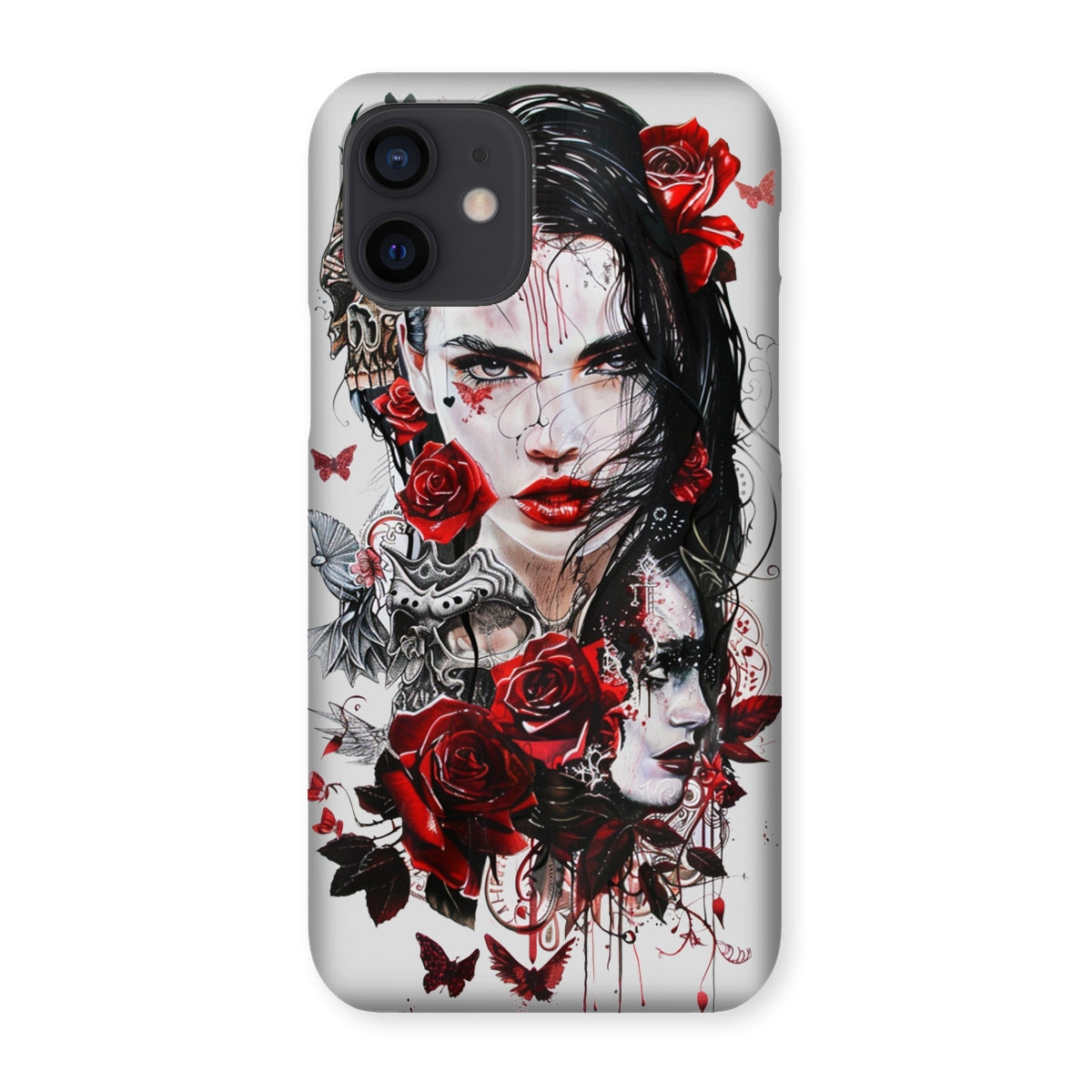 Lady of the Dead - Dia de los muertos - Halloween Snap Phone Case Phone & Tablet Cases Prodigi iPhone 12 Gloss 