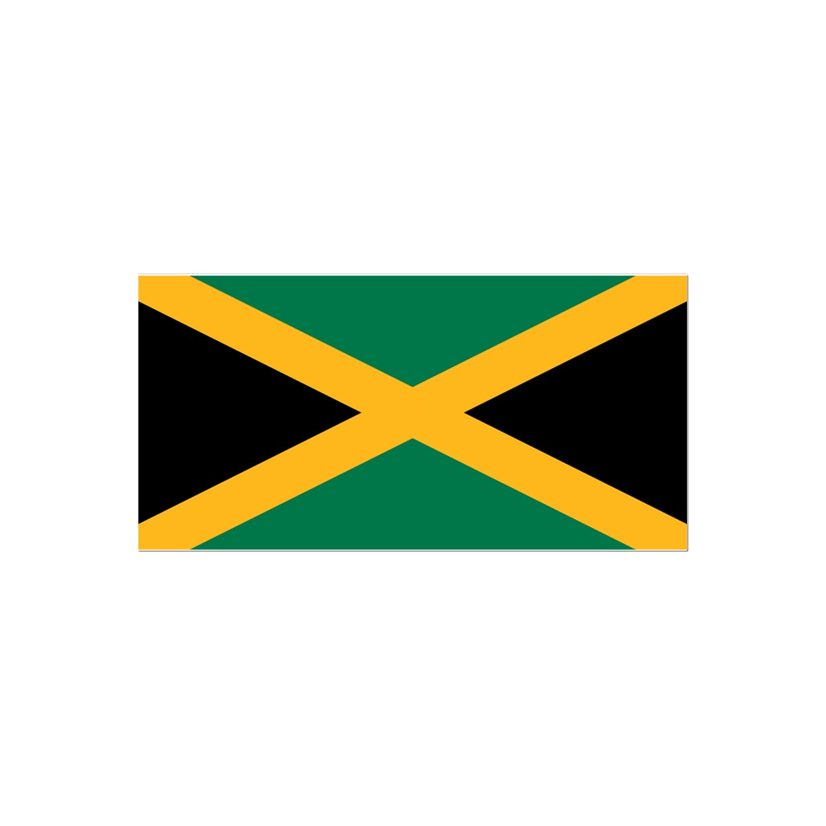 Jamaica Flag Tattoo (Temporary) Tattoos Prodigi 2"x3"  