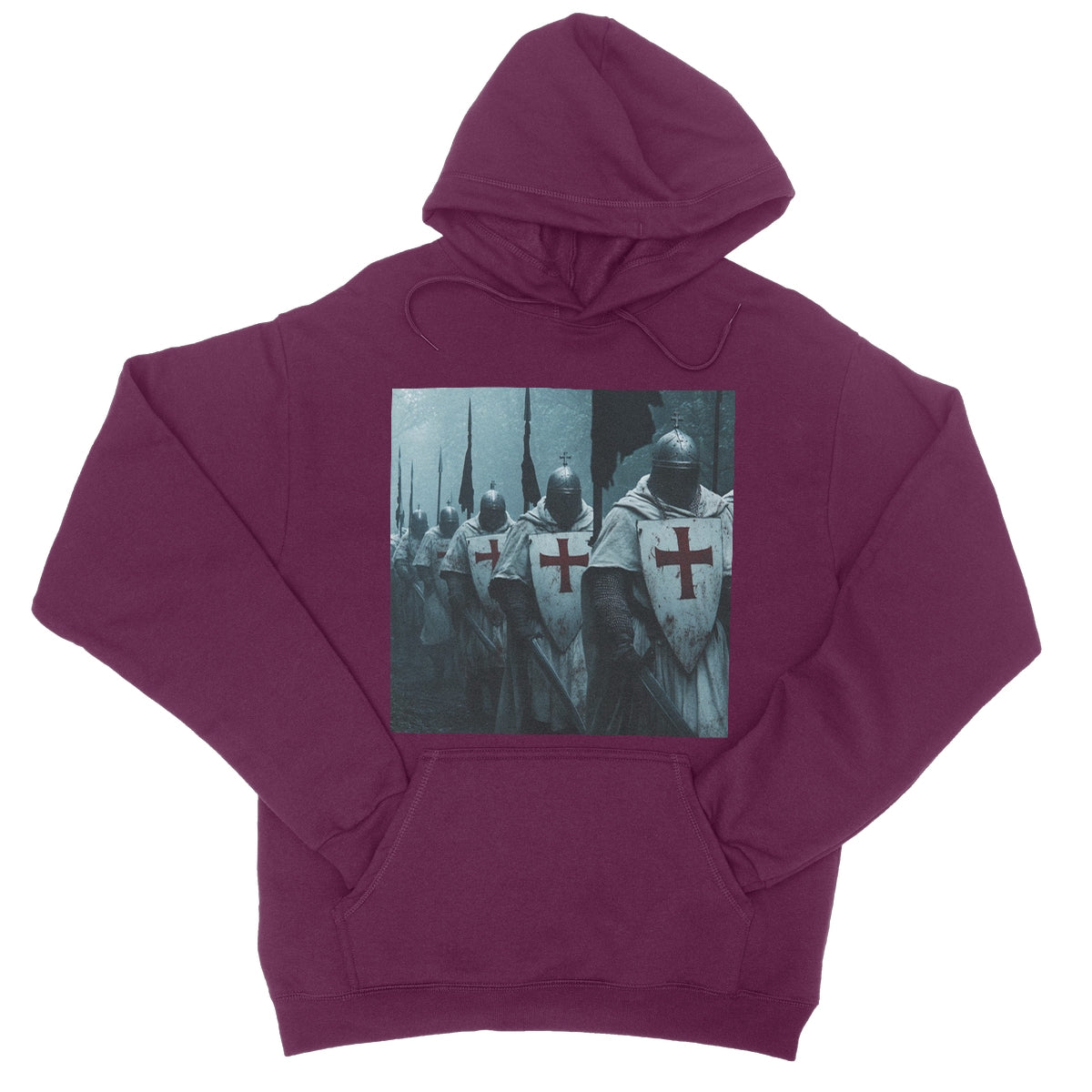 The Crusades 2.0 - V1 College Hoodie Apparel Prodigi S Burgundy