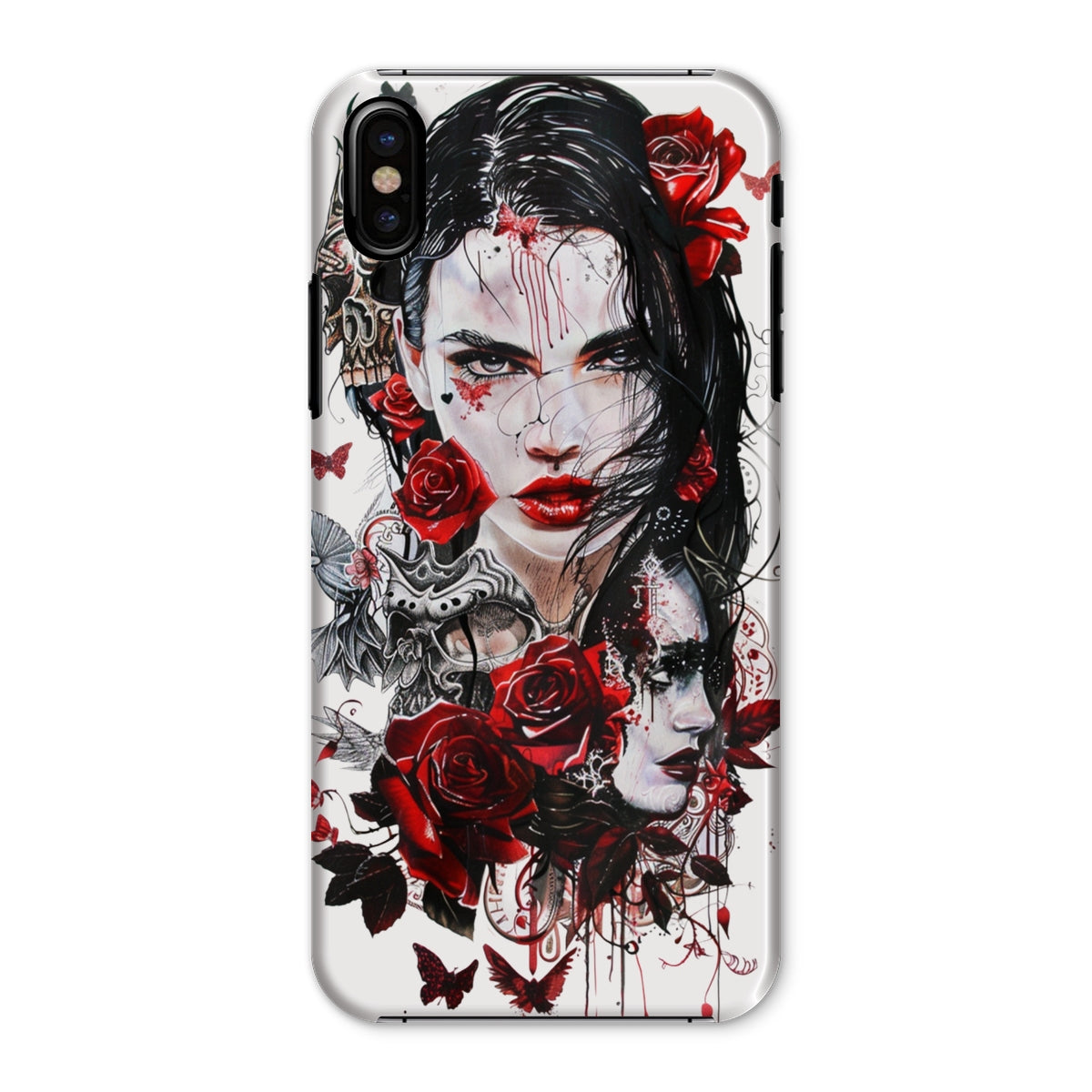 Lady of the Dead - Dia de los muertos - Halloween Snap Phone Case Phone & Tablet Cases Prodigi iPhone X Gloss 