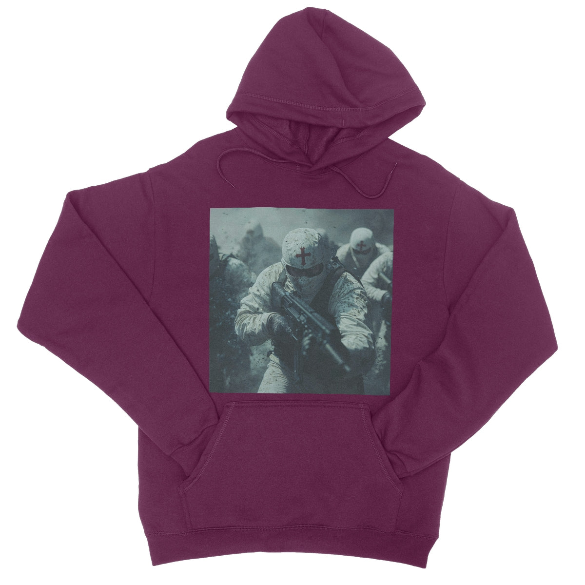 GODS Super Soldiers College Hoodie Apparel Prodigi S Burgundy