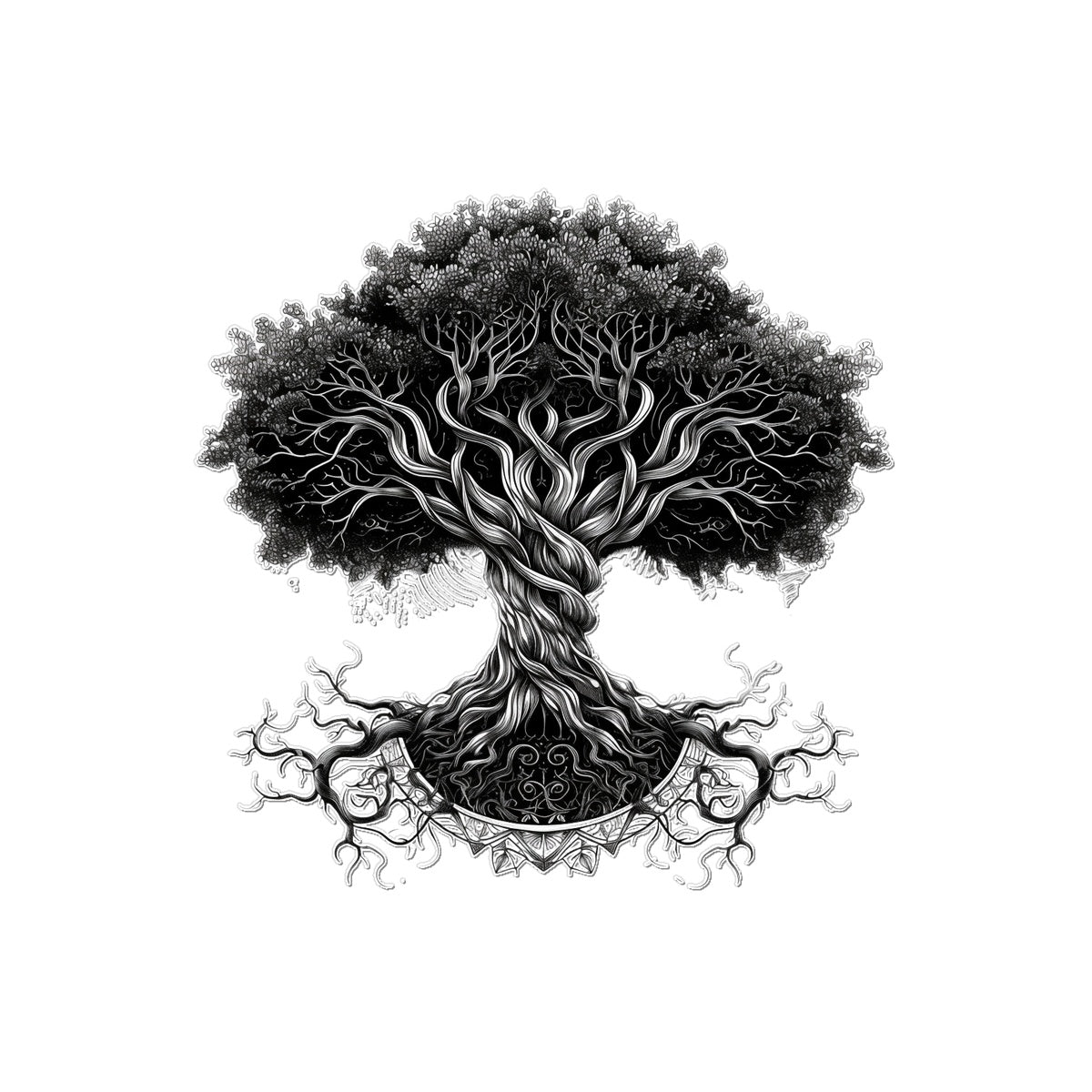 The Sacred Tree Temporary Tattoo Tattoos Prodigi 2"x3"  