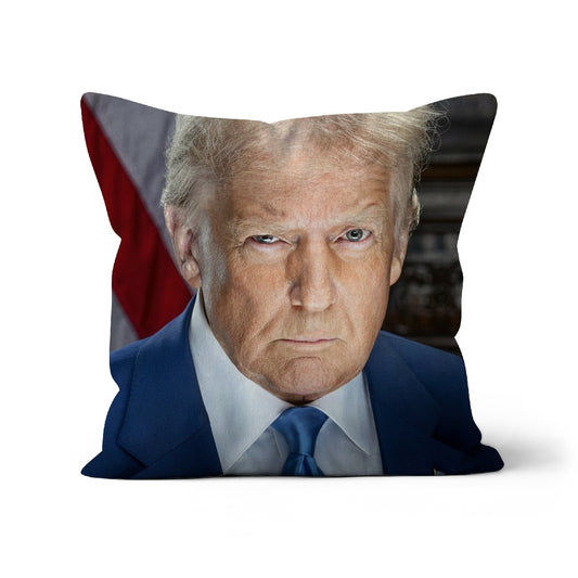 DONALD TRUMP - FAFO Cushion Homeware Prodigi Linen 12"x12"