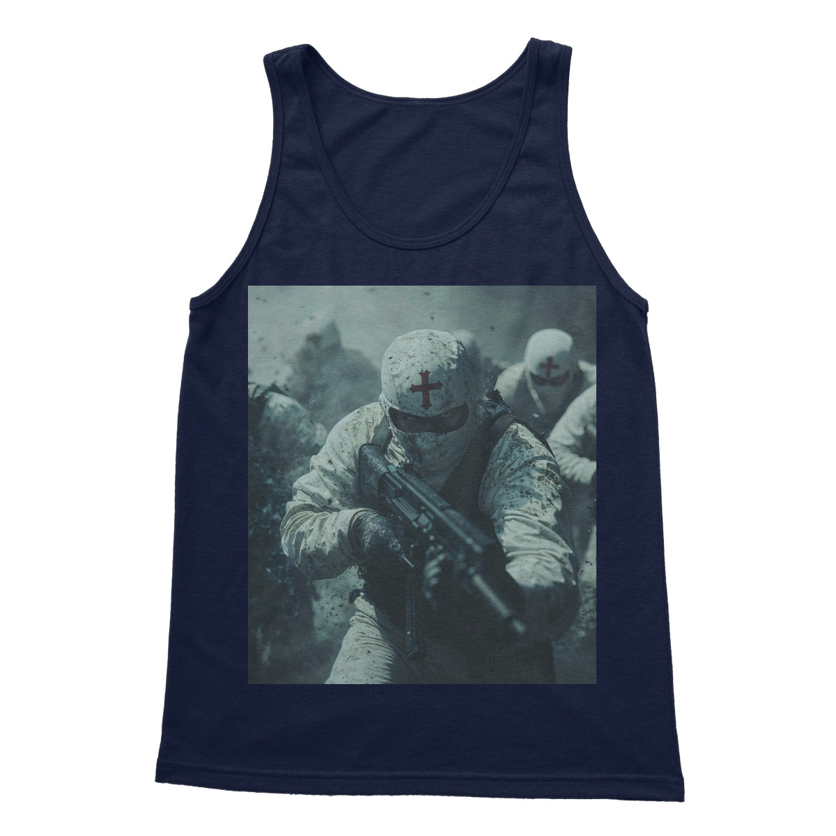 GODS Super Soldiers Softstyle Tank Top Apparel Prodigi S Navy