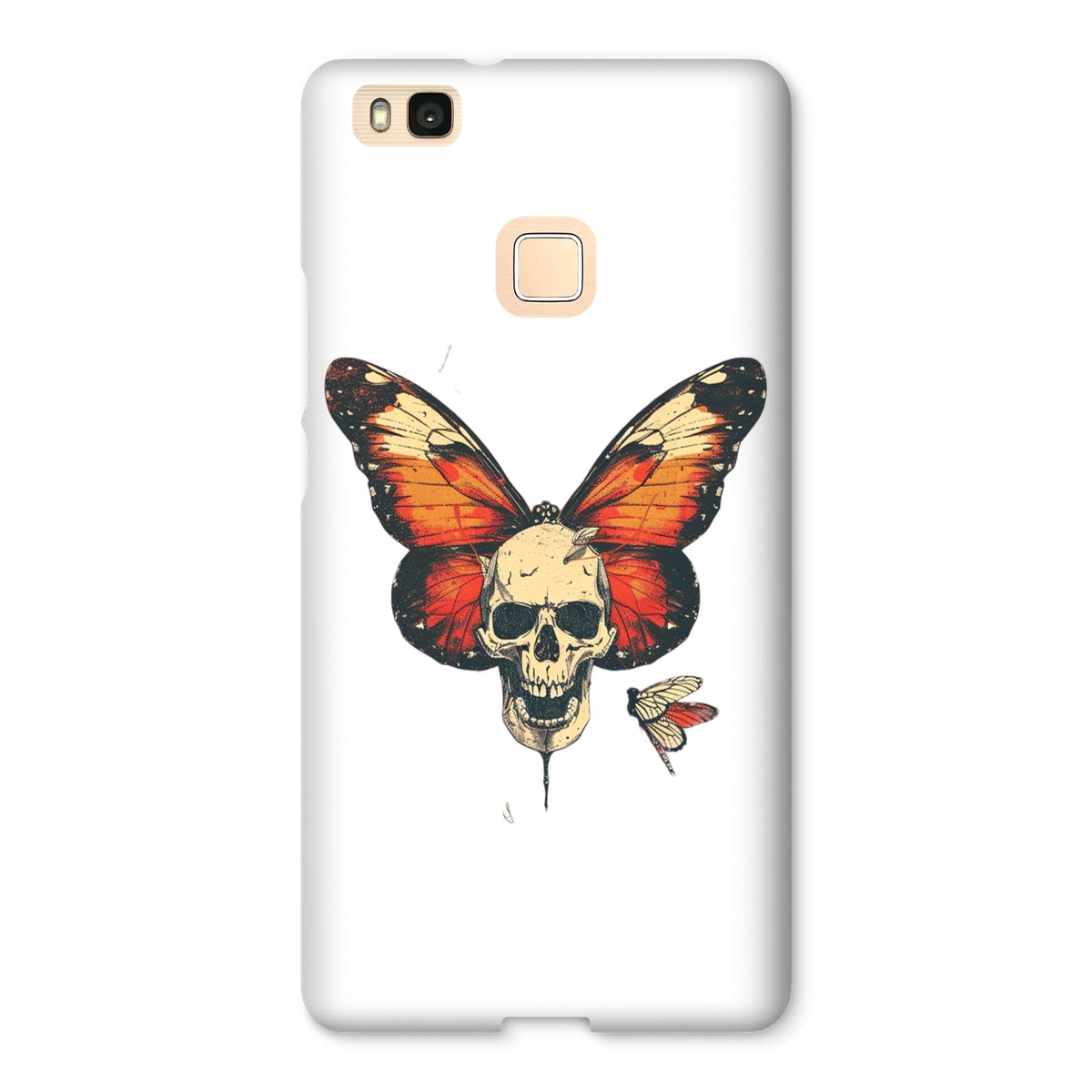 Butterfly With Skeleton Face Snap Phone Case Phone & Tablet Cases Prodigi Huawei P9 Lite Gloss 