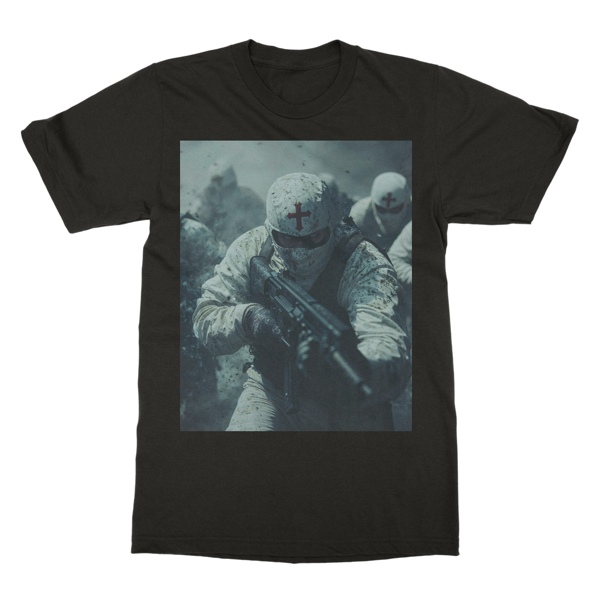 GODS Super Soldiers Softstyle T-Shirt Apparel Prodigi S Dark Chocolate