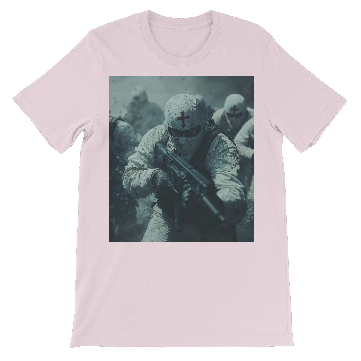 GODS Super Soldiers Unisex Short Sleeve T-Shirt Apparel Prodigi S Soft Pink