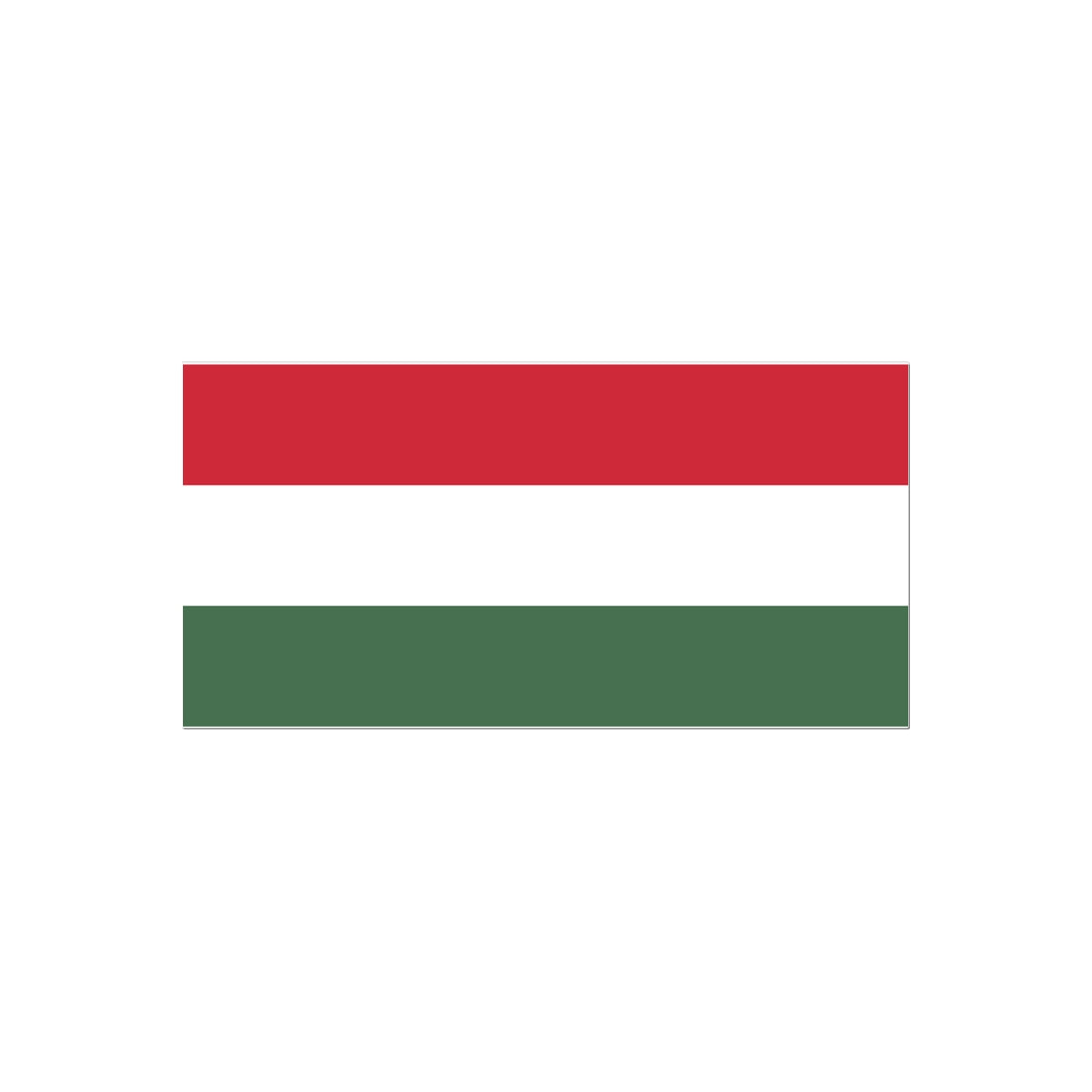 Hungary Flag Tattoo (Temporary) Tattoos Prodigi 2"x3"  