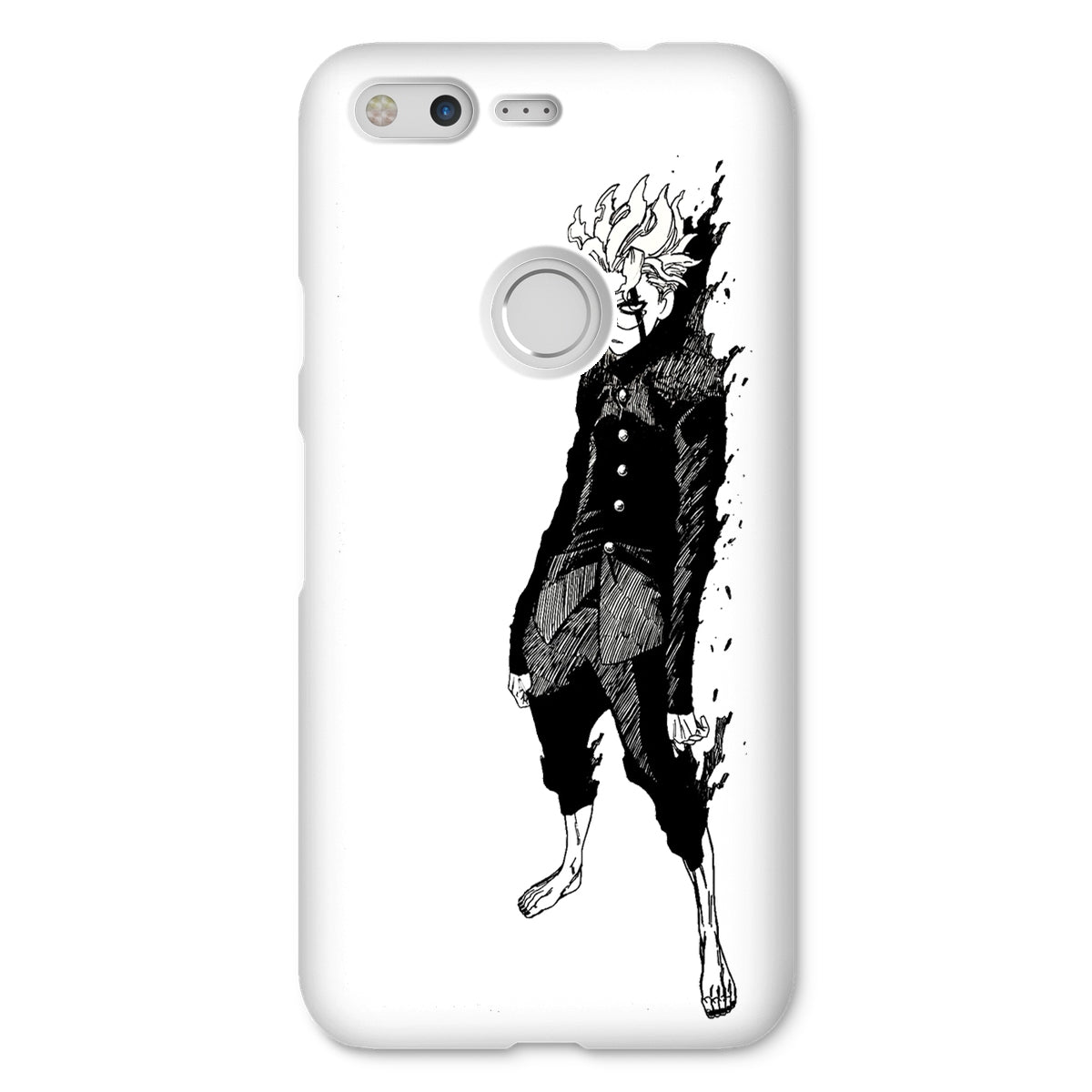 Dandadan: Turbo Granny Transformation Black & White Snap Phone Case Phone & Tablet Cases Prodigi Google Pixel Gloss