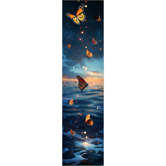 Sunset Glitters Art Strip Butterfly Tattoo Tattoos Prodigi 2"x3"  