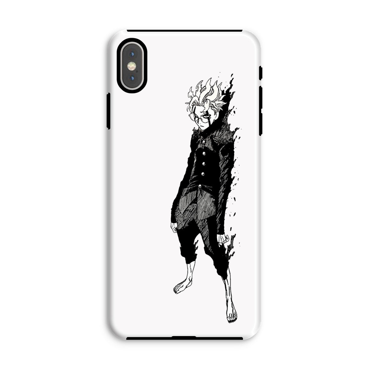 Dandadan: Turbo Granny Transformation Black & White Tough Phone Case