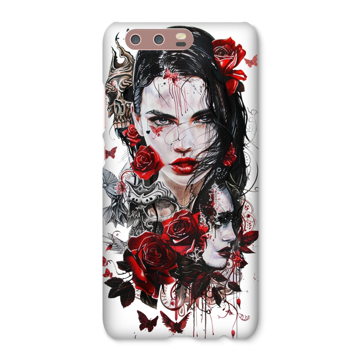 Lady of the Dead - Dia de los muertos - Halloween Snap Phone Case Phone & Tablet Cases Prodigi Huawei P10 Gloss 