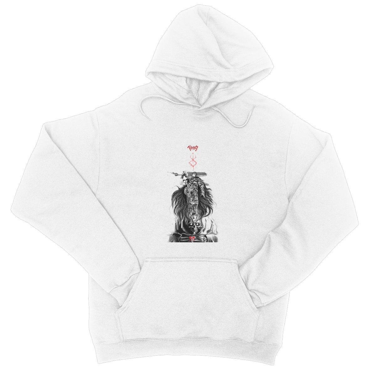 Triumphant Guts - Berserk College Hoodie Apparel Prodigi XS Arctic White 