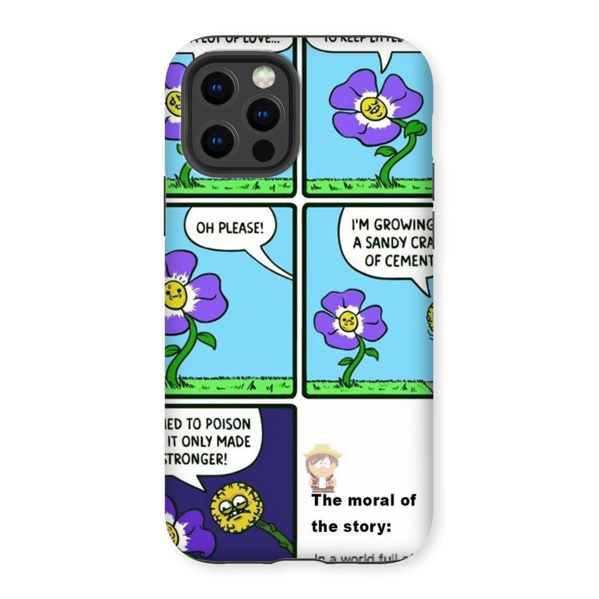 Be A Dandelion Meme Tough Phone Case Phone & Tablet Cases Prodigi iPhone 12 Pro Gloss