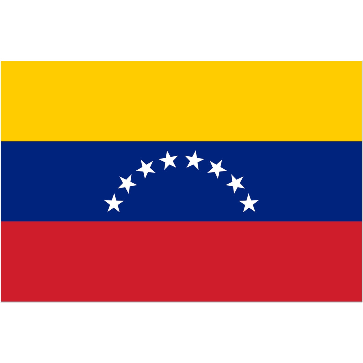 Venezuela  Flag Tattoo (Temporary) Tattoos Prodigi 12"x12"  