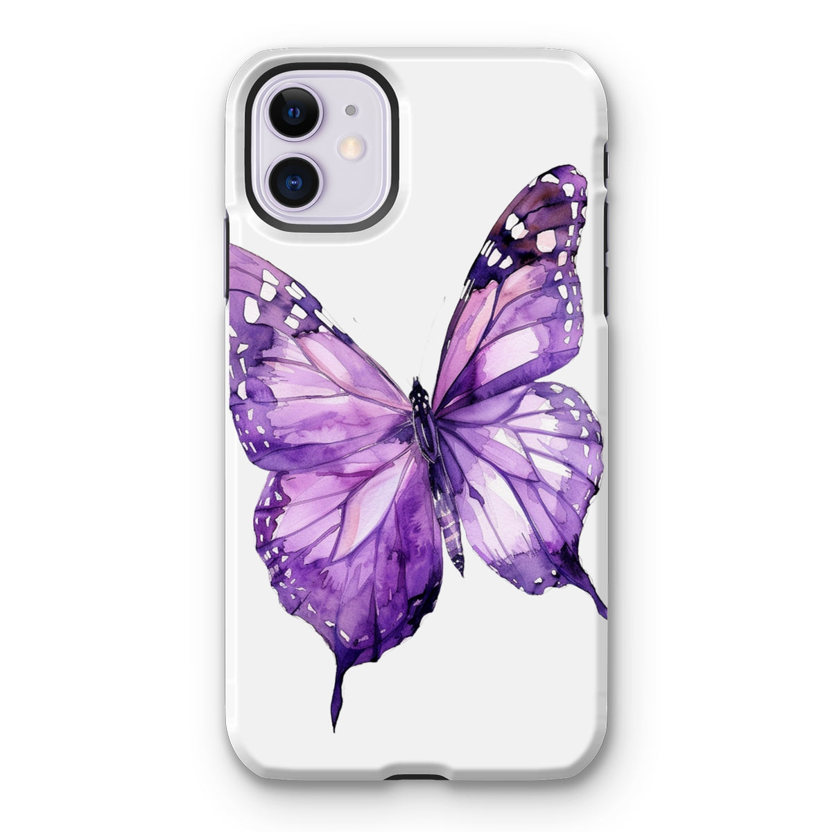 Purple water colors  Tough Phone Case Phone & Tablet Cases Prodigi iPhone 11 Gloss 