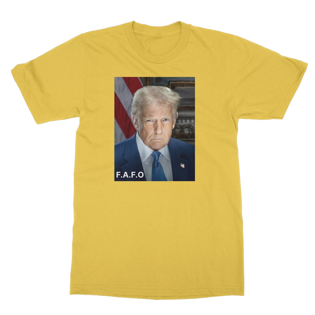 DONALD TRUMP - FAFO Softstyle T-Shirt Apparel Prodigi S Daisy