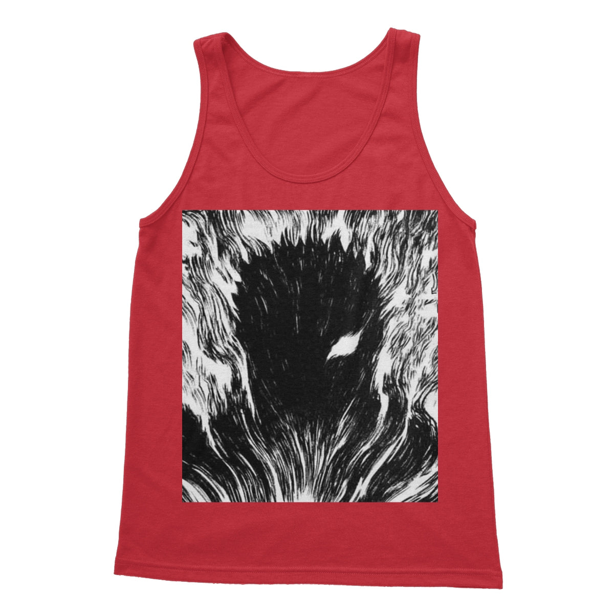 Berserk: Gut's Inner Rage Softstyle Tank Top Apparel Prodigi S Red