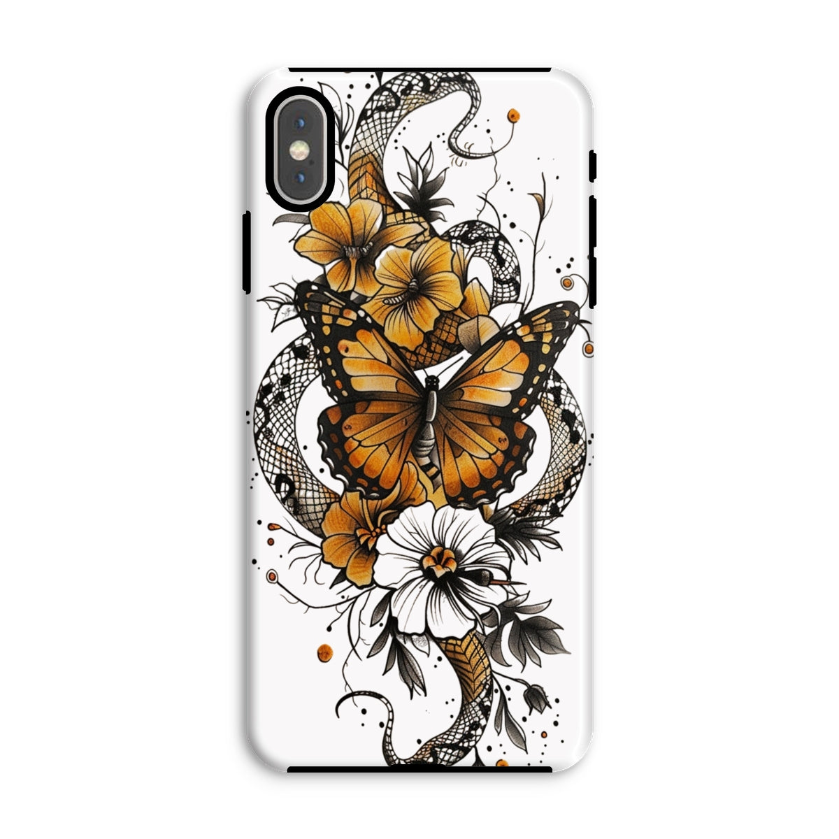 Snake &  Tough Phone Case Phone & Tablet Cases Prodigi iPhone XS Max Gloss 