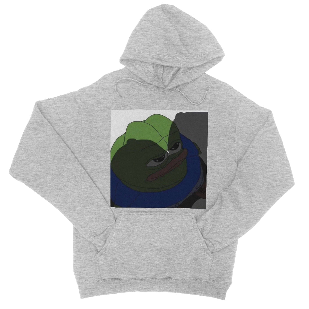 Pepe Ready For War College Hoodie Apparel Prodigi XS Heather Grey