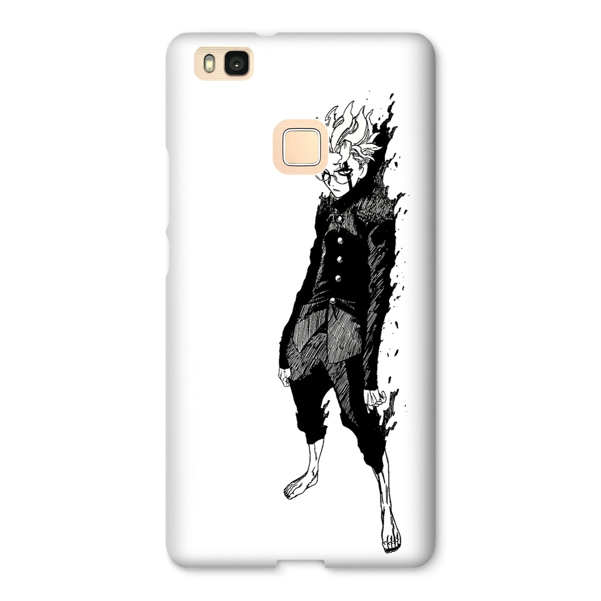 Dandadan: Turbo Granny Transformation Black & White Snap Phone Case