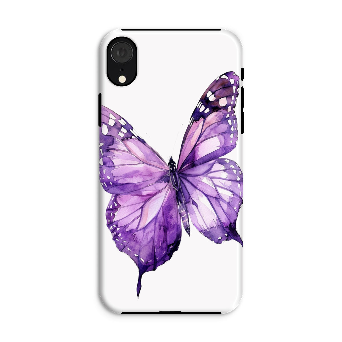 Purple water colors  Tough Phone Case Phone & Tablet Cases Prodigi iPhone XR Gloss 