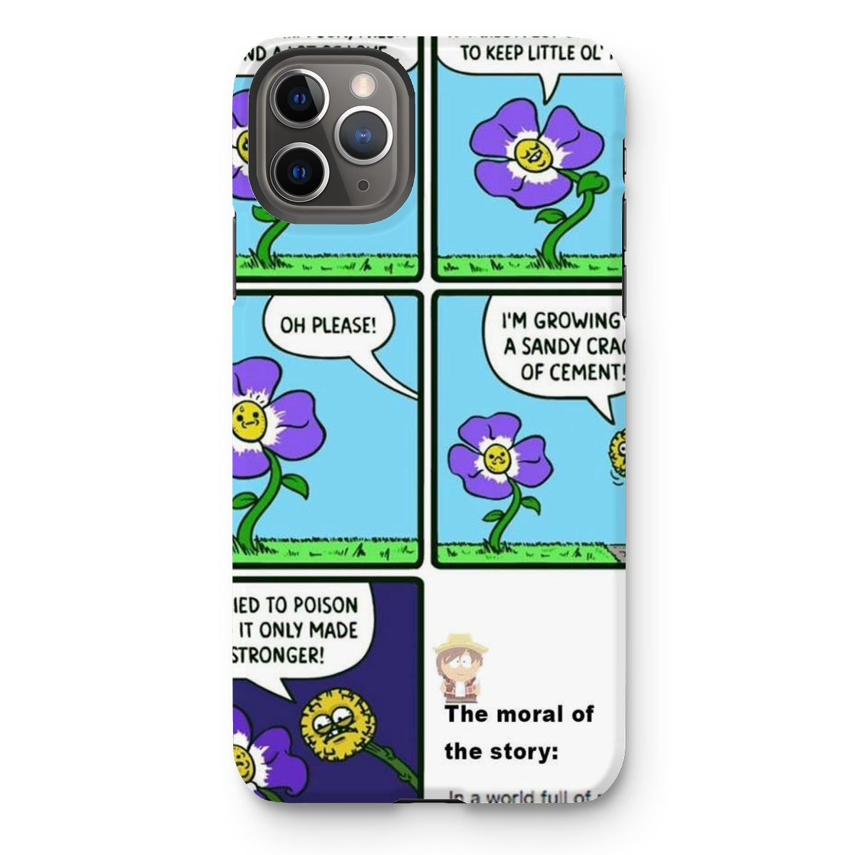 Be A Dandelion Meme Tough Phone Case Phone & Tablet Cases Prodigi iPhone 11 Pro Max Gloss