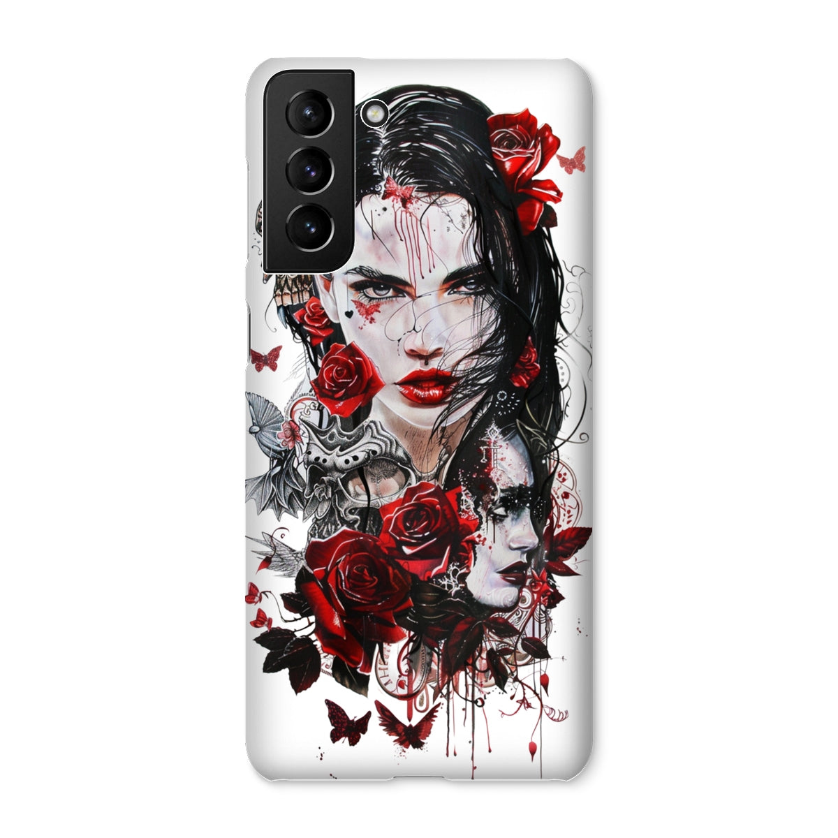 Lady of the Dead - Dia de los muertos - Halloween Snap Phone Case Phone & Tablet Cases Prodigi Samsung Galaxy S21 Plus Gloss 