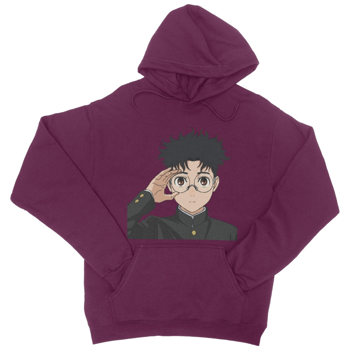 Dandadan: Okarun College Hoodie Apparel Prodigi S Burgundy